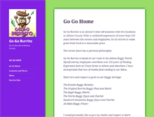 Tablet Screenshot of gogo-burrito.com